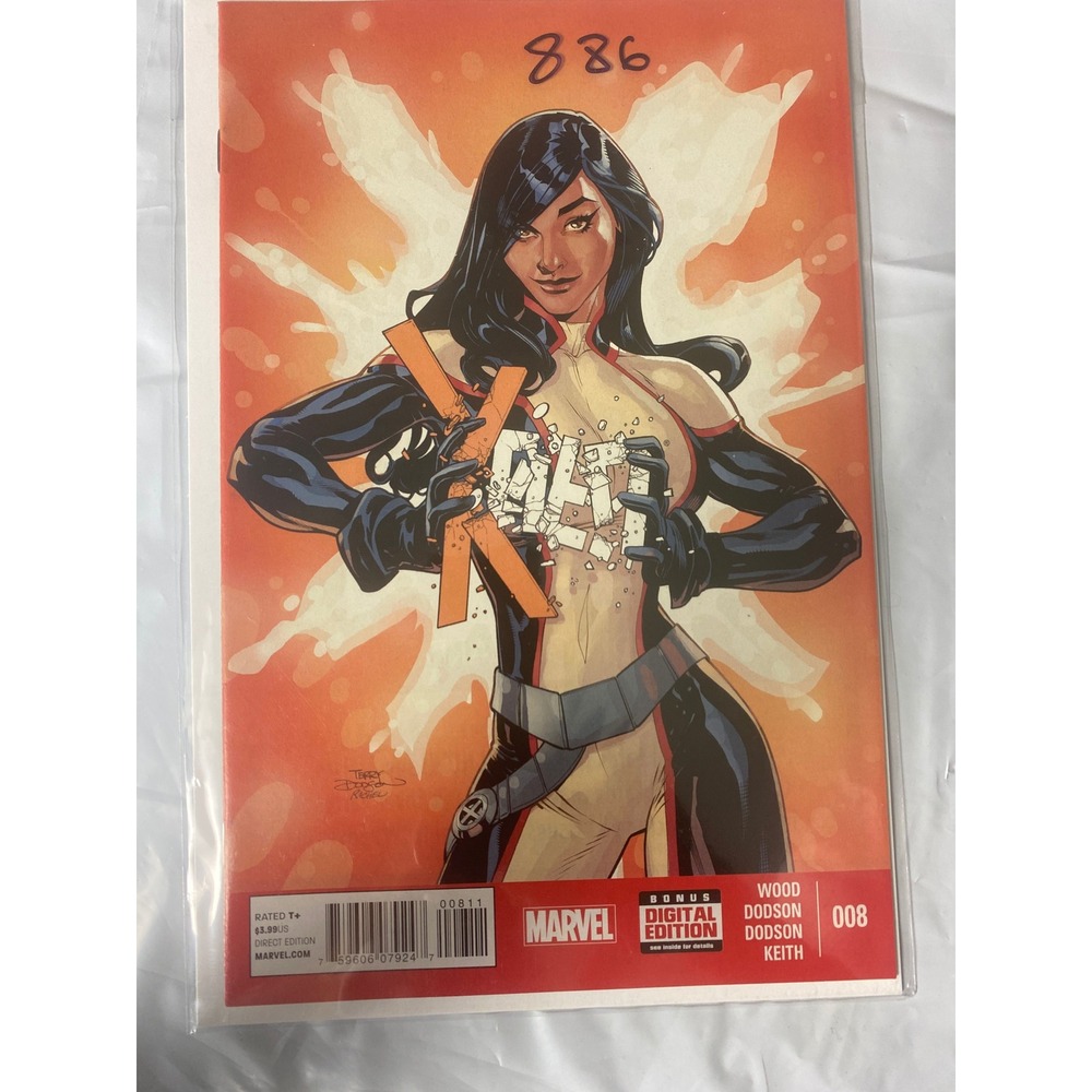 Marvel X-Men Vol 4 #8 2014 Terry Dodson Cover Monet St Croix Brian Wood Comic